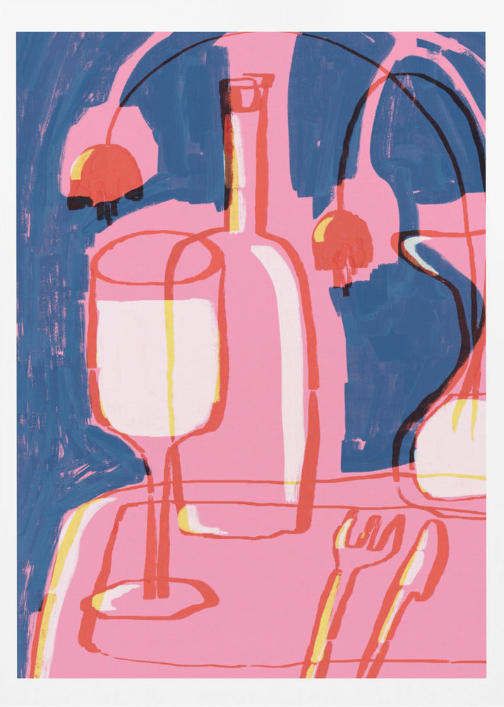 Neon Still Life No 4 - Poster / Art Print
