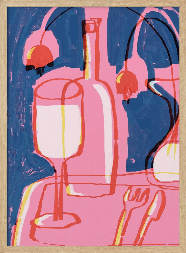 Neon Still Life No 4 - Poster / Art Print