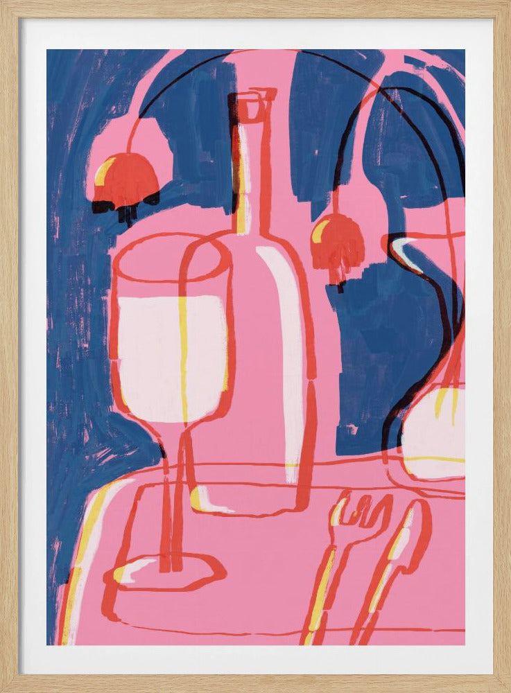 Neon Still Life No 4 - Poster / Art Print
