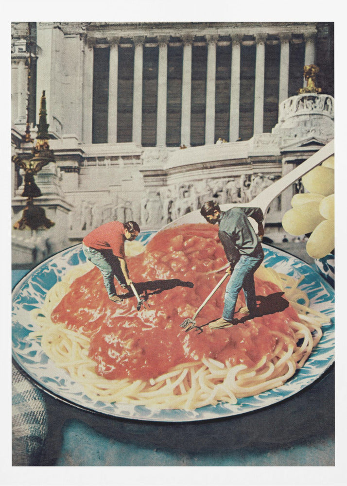 Diggin' Spaghetti - Poster / Art Print