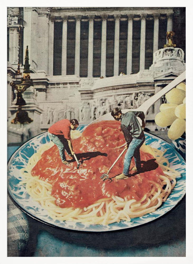 Diggin' Spaghetti - Poster / Art Print