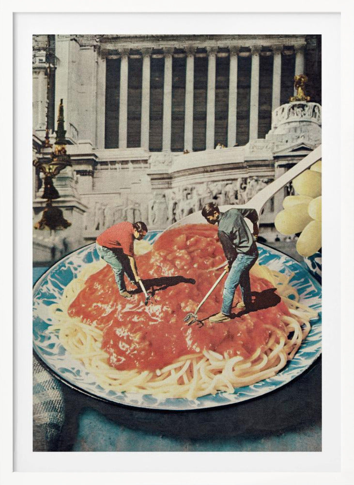 Diggin' Spaghetti - Poster / Art Print