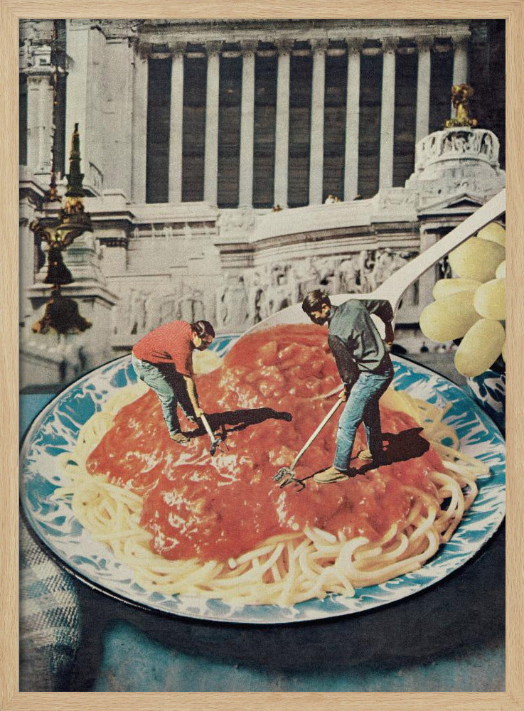Diggin' Spaghetti - Poster / Art Print
