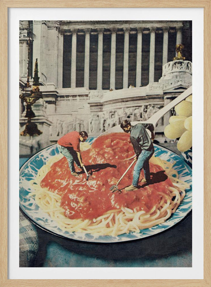 Diggin' Spaghetti - Poster / Art Print