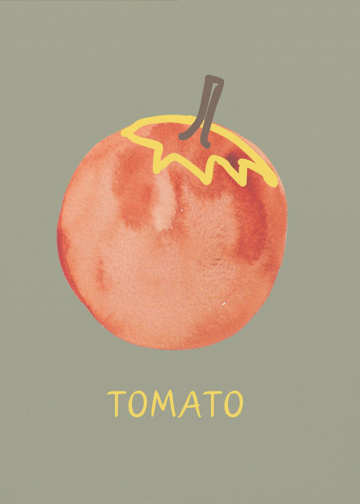 Tomato in Green - Poster / Art Print