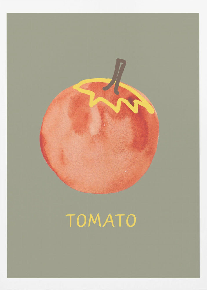 Tomato in Green - Poster / Art Print