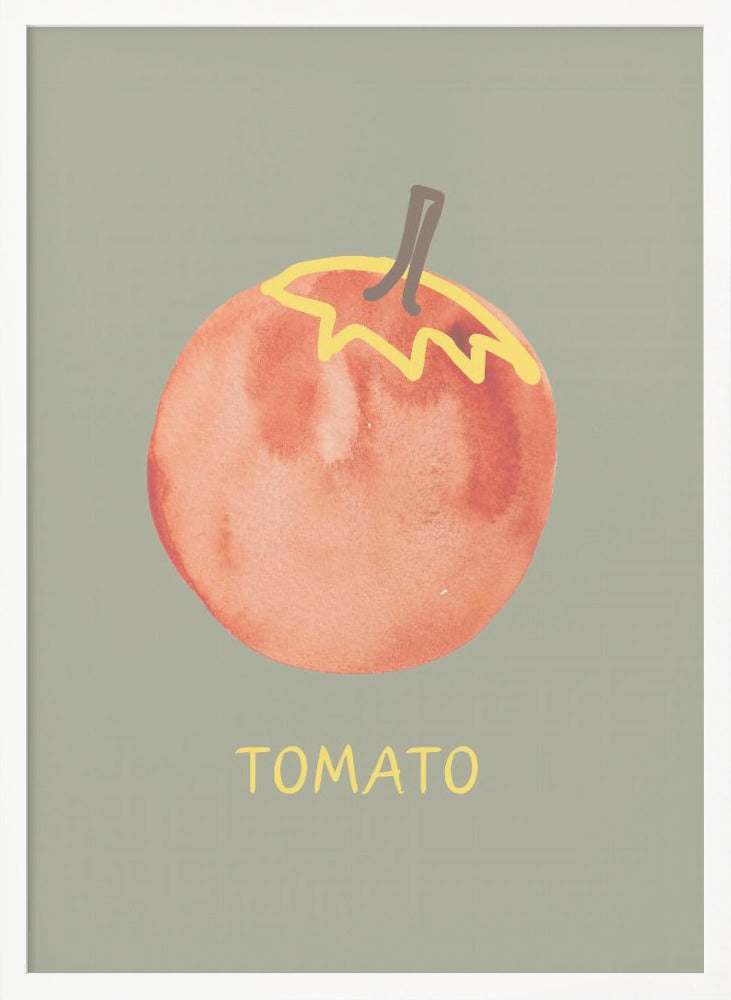 Tomato in Green - Poster / Art Print