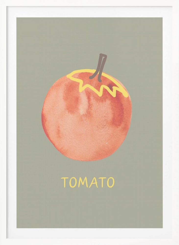 Tomato in Green - Poster / Art Print