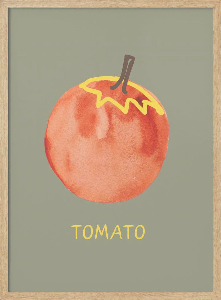 Tomato in Green - Poster / Art Print