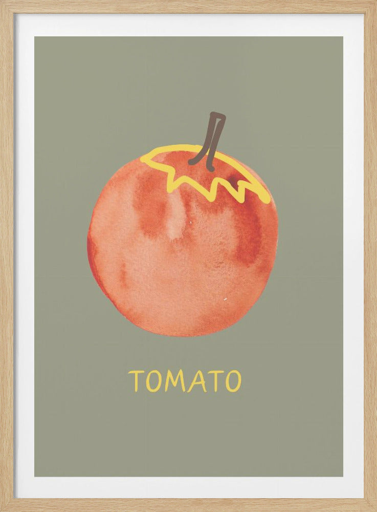 Tomato in Green - Poster / Art Print