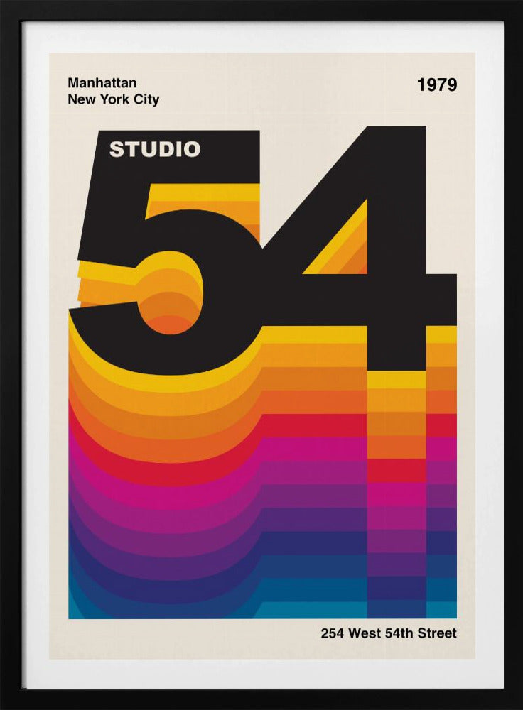 Studio 54 Retro Design - Poster / Art Print