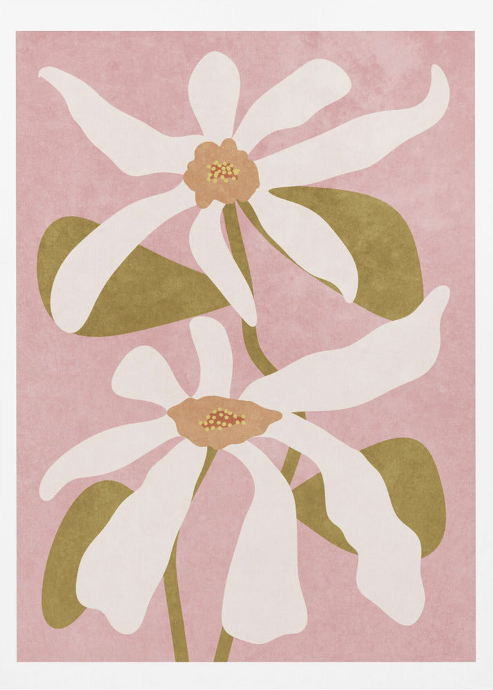 Abstract Flowers I - Poster / Art Print