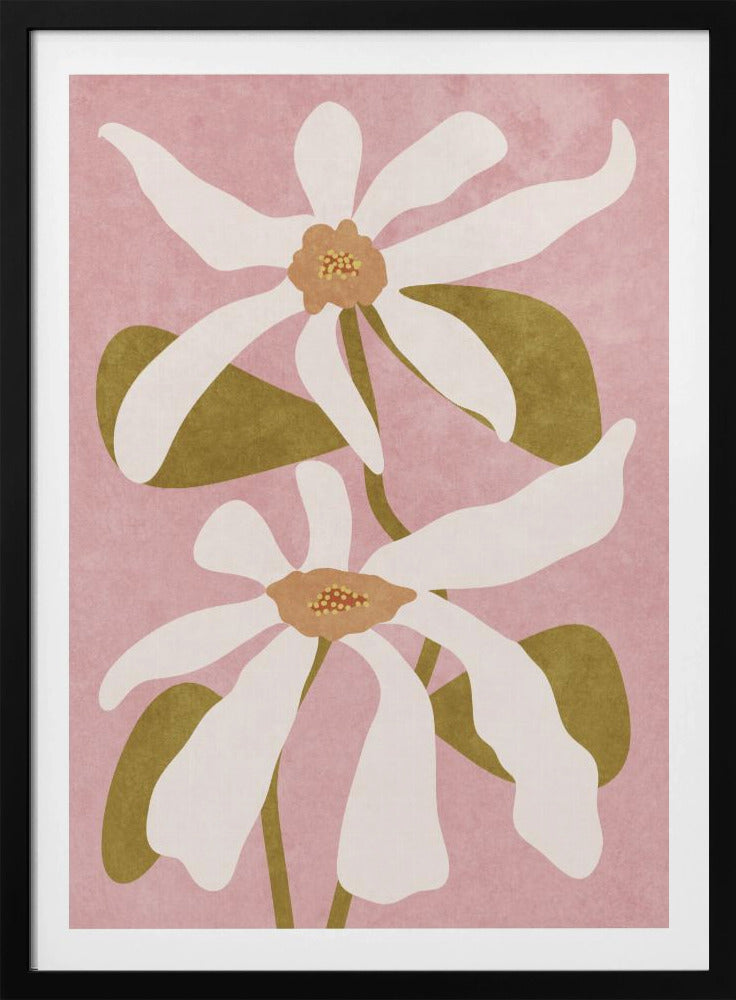 Abstract Flowers I - Poster / Art Print