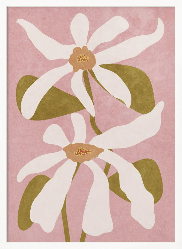Abstract Flowers I - Poster / Art Print