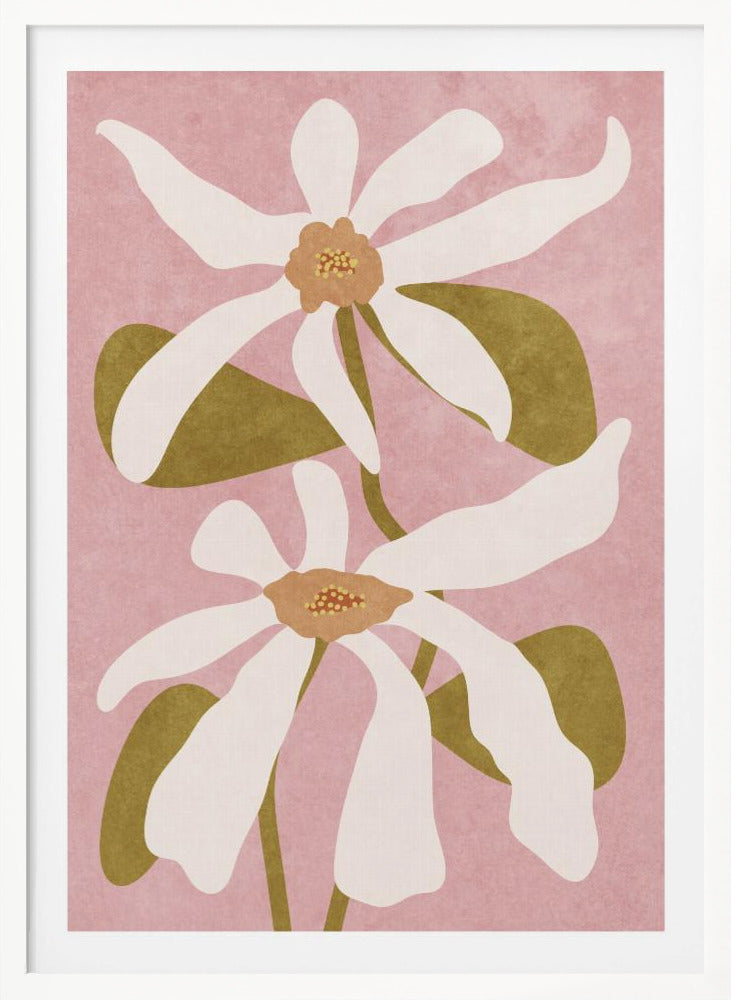Abstract Flowers I - Poster / Art Print