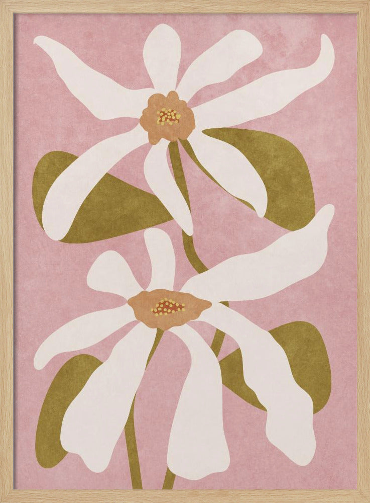 Abstract Flowers I - Poster / Art Print