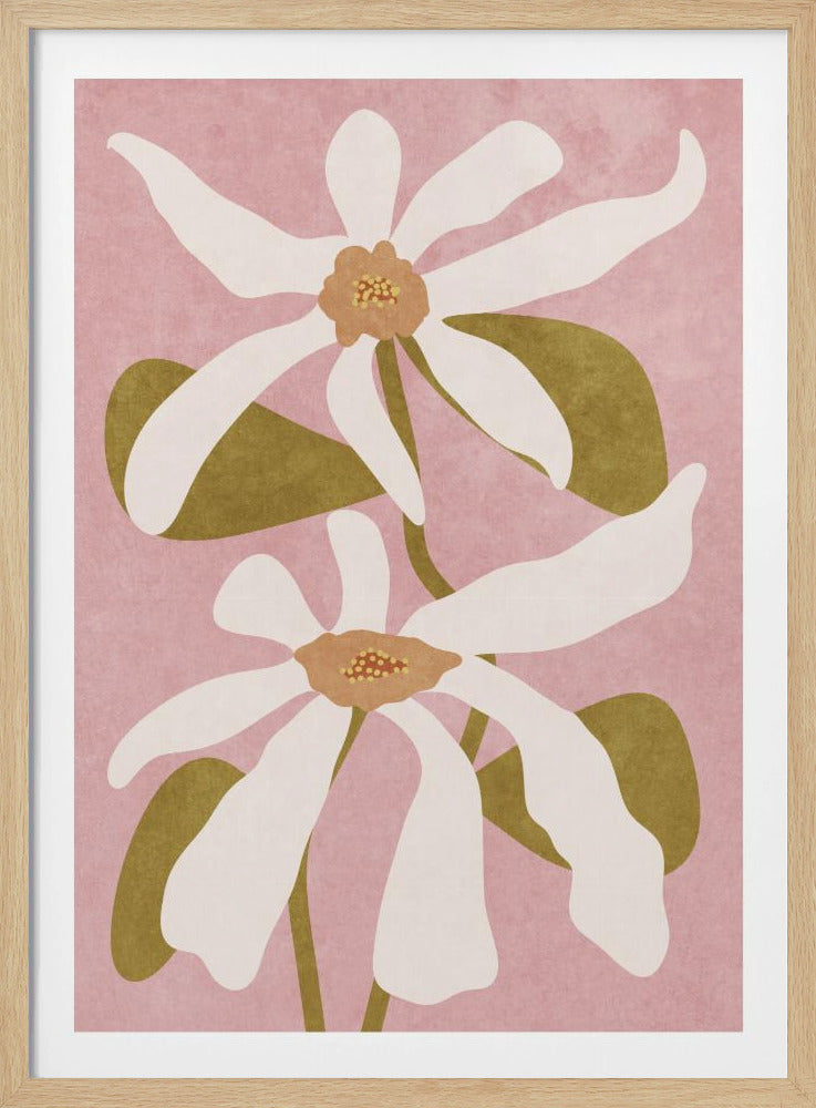 Abstract Flowers I - Poster / Art Print