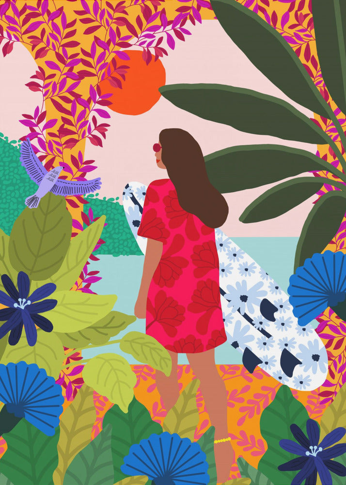 Going Surfing - Poster / Art Print