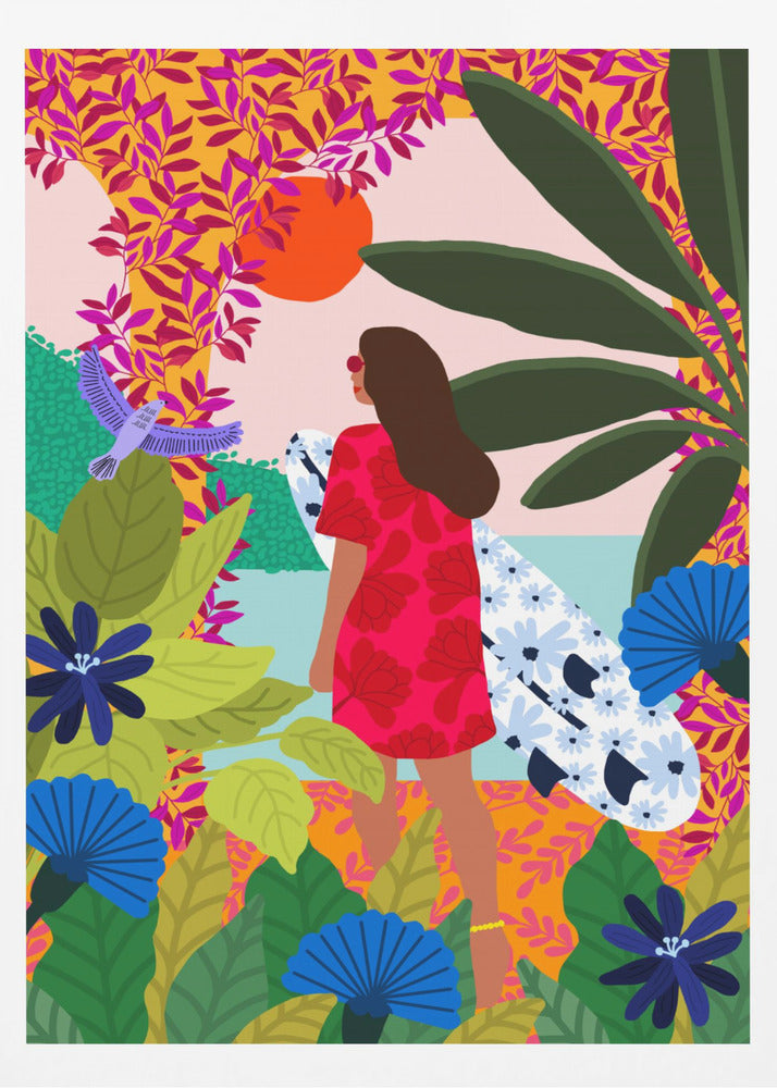 Going Surfing - Poster / Art Print