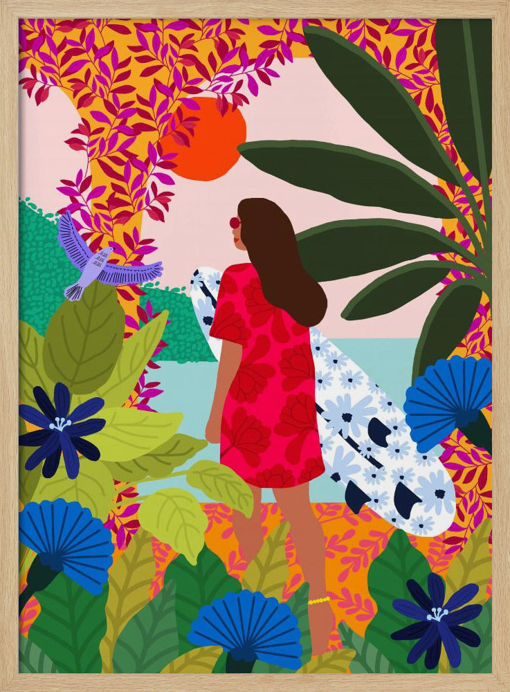 Going Surfing - Poster / Art Print