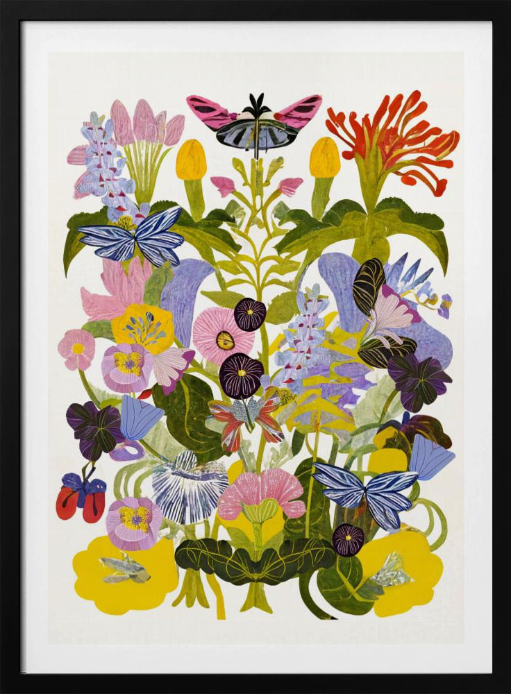 Abstract Autumn Floral - Poster / Art Print