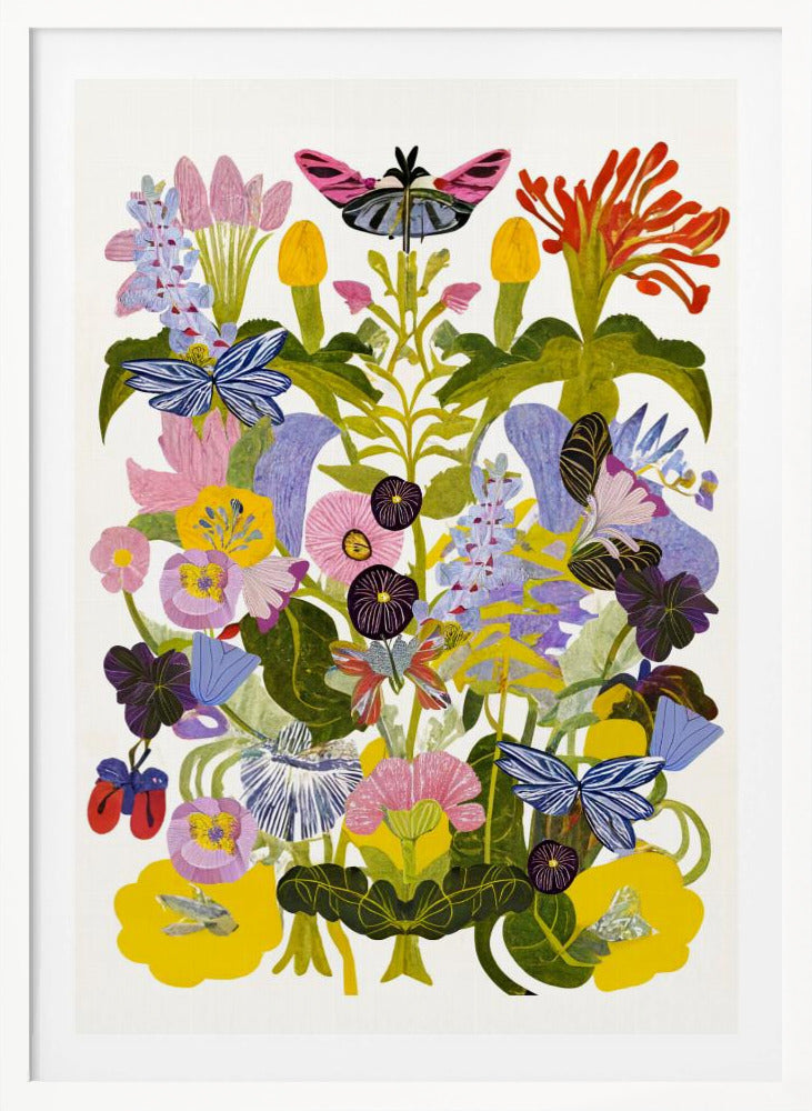 Abstract Autumn Floral - Poster / Art Print