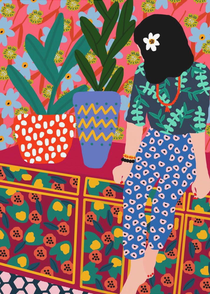 Hawaiian Girl - Poster / Art Print