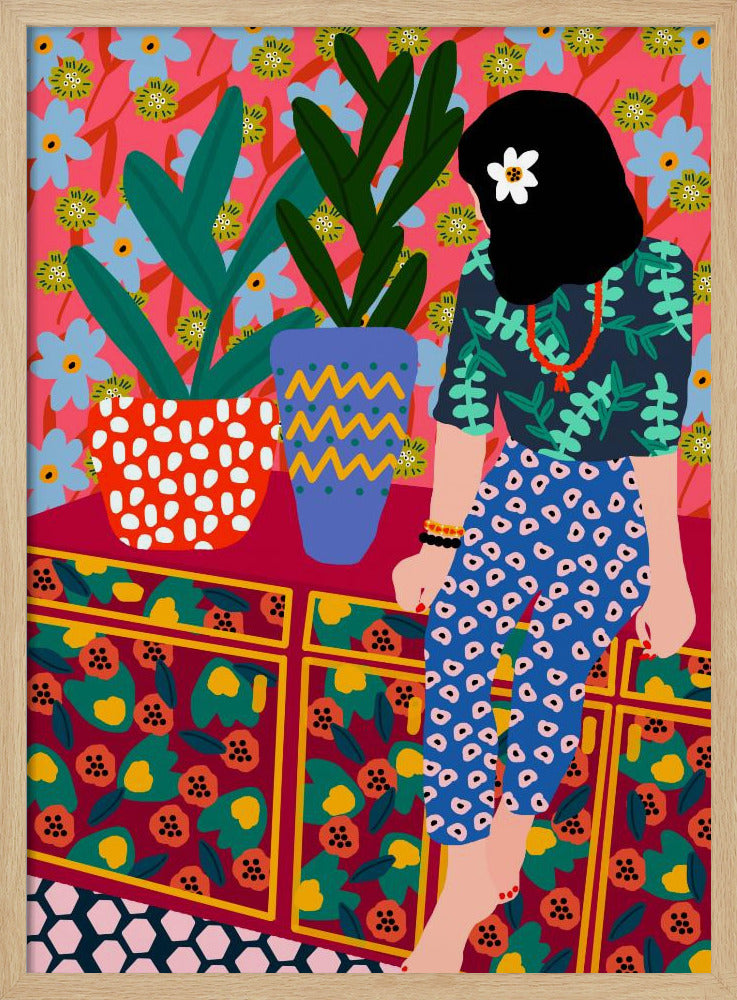 Hawaiian Girl - Poster / Art Print