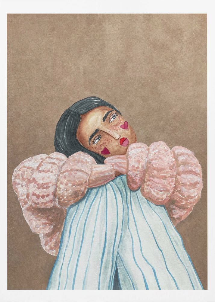 Dreaming girl - Poster / Art Print