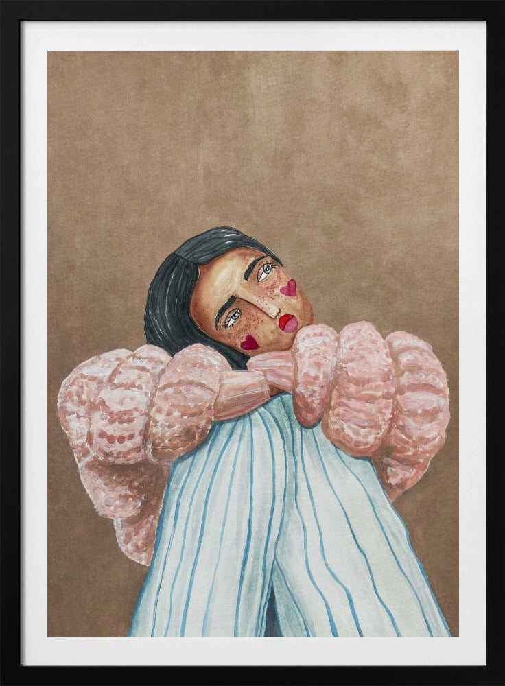 Dreaming girl - Poster / Art Print