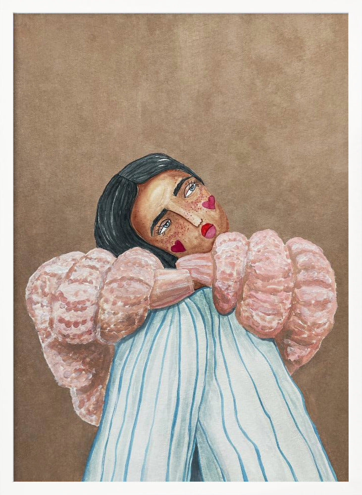 Dreaming girl - Poster / Art Print