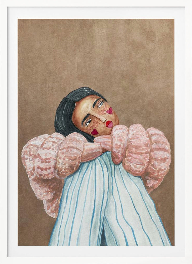 Dreaming girl - Poster / Art Print