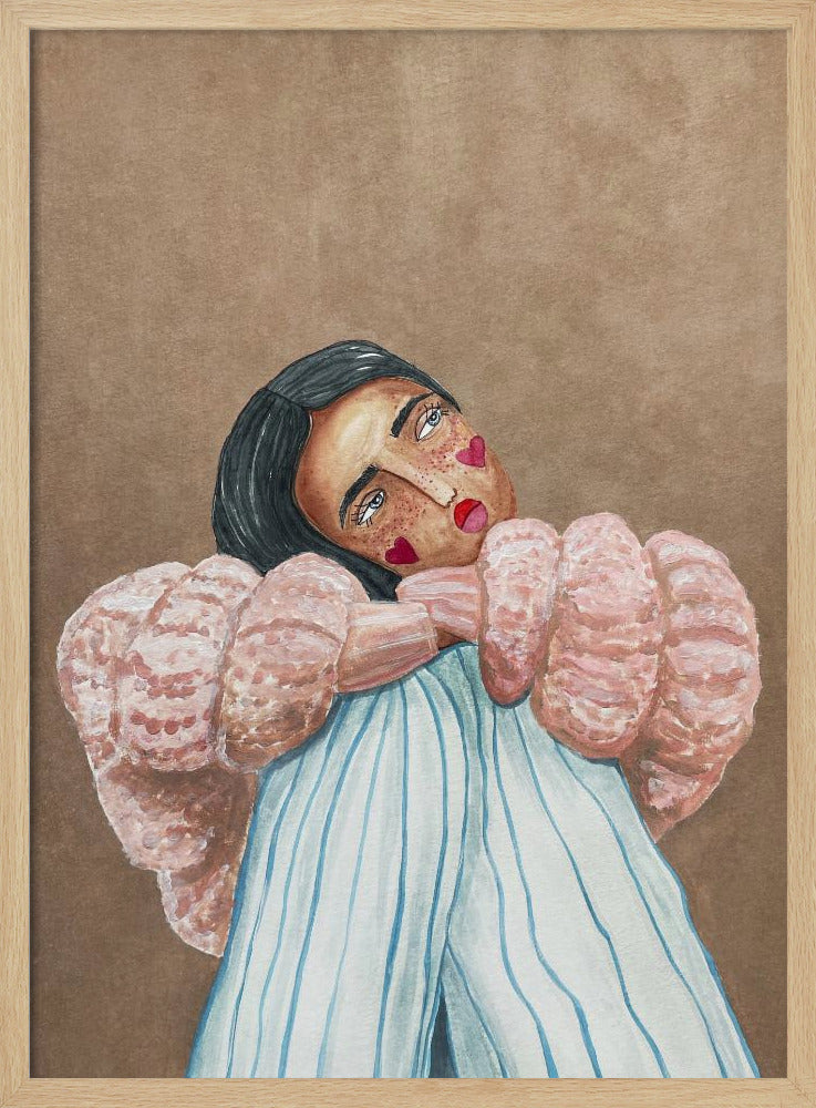 Dreaming girl - Poster / Art Print