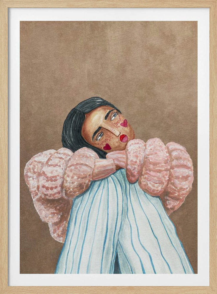 Dreaming girl - Poster / Art Print
