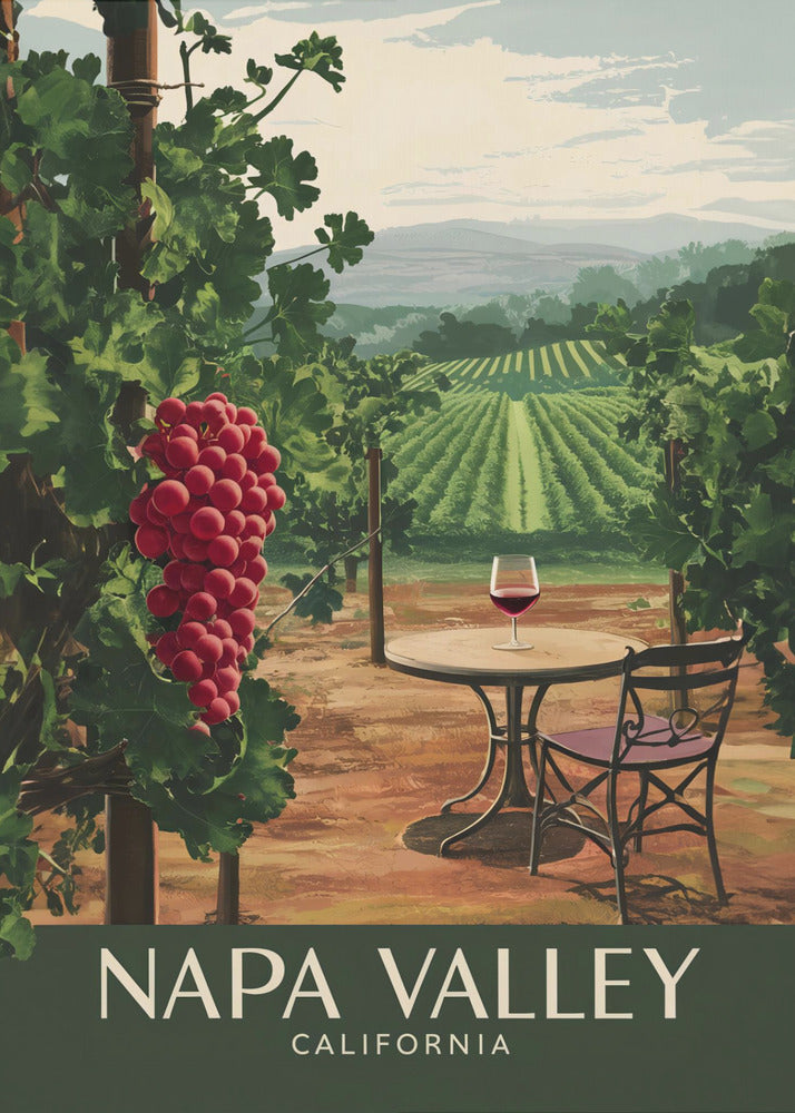 Napa Valley - California - Poster / Art Print