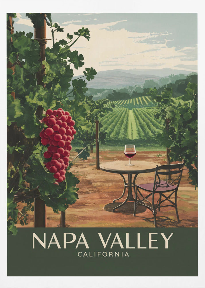 Napa Valley - California - Poster / Art Print