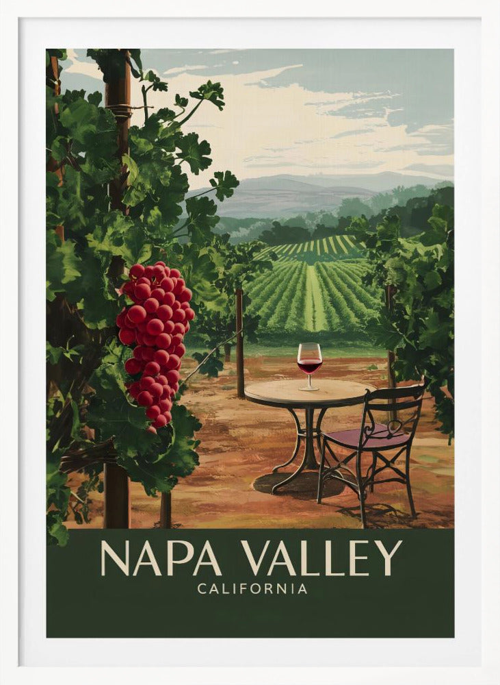 Napa Valley - California - Poster / Art Print