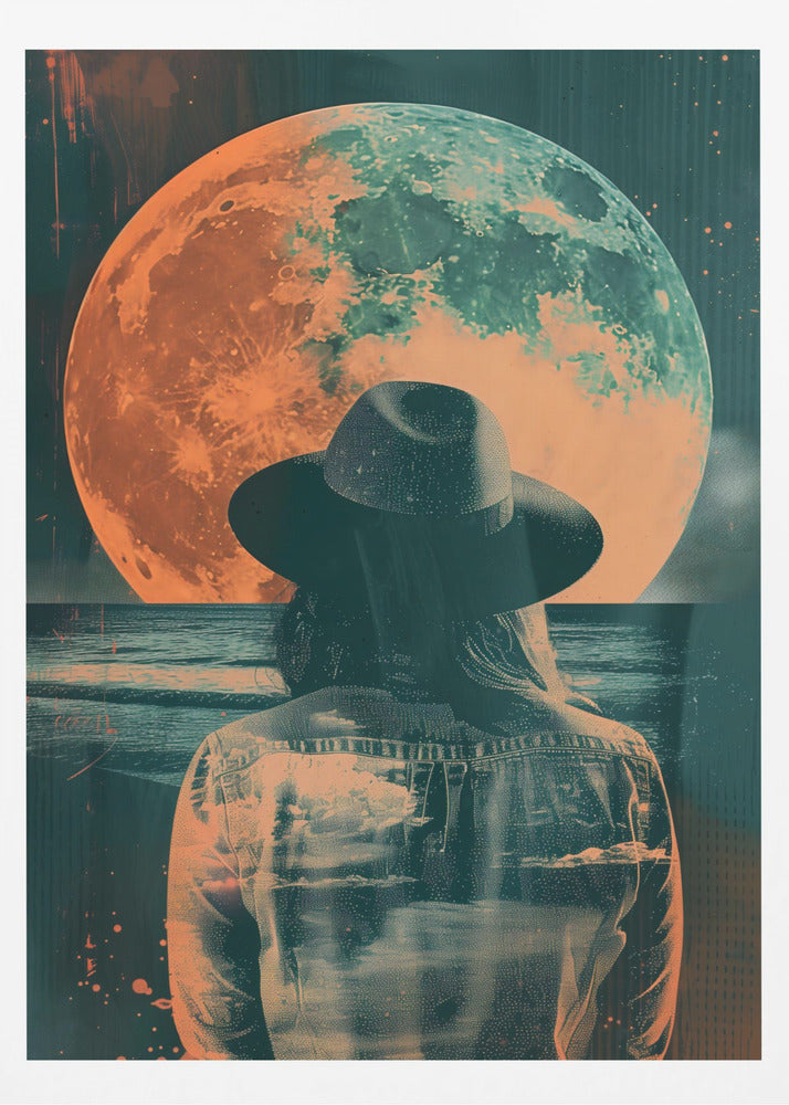 Watching the Moon - Poster / Art Print