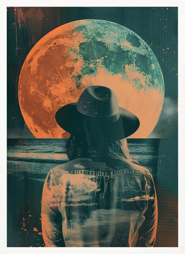 Watching the Moon - Poster / Art Print