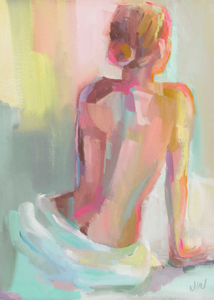 Woman Posing - Poster / Art Print