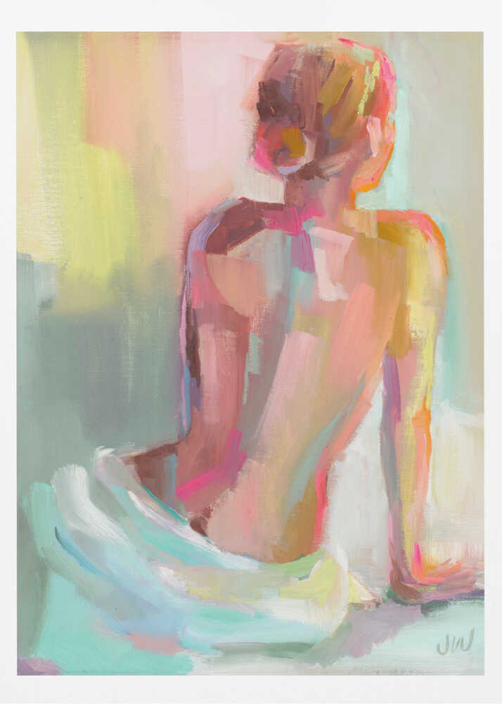 Woman Posing - Poster / Art Print