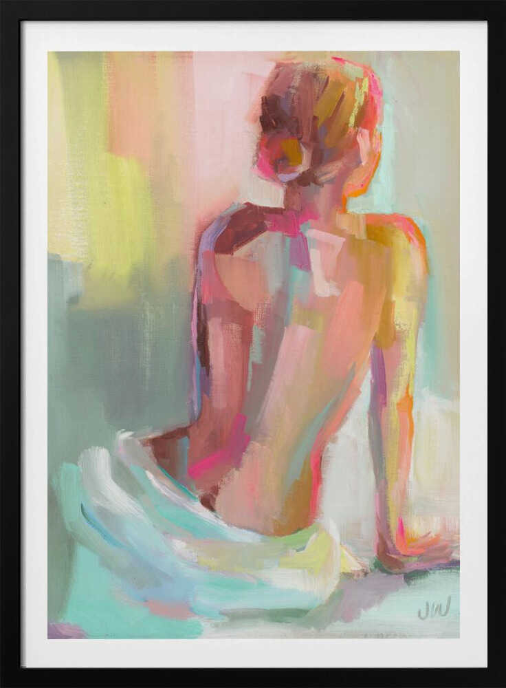 Woman Posing - Poster / Art Print