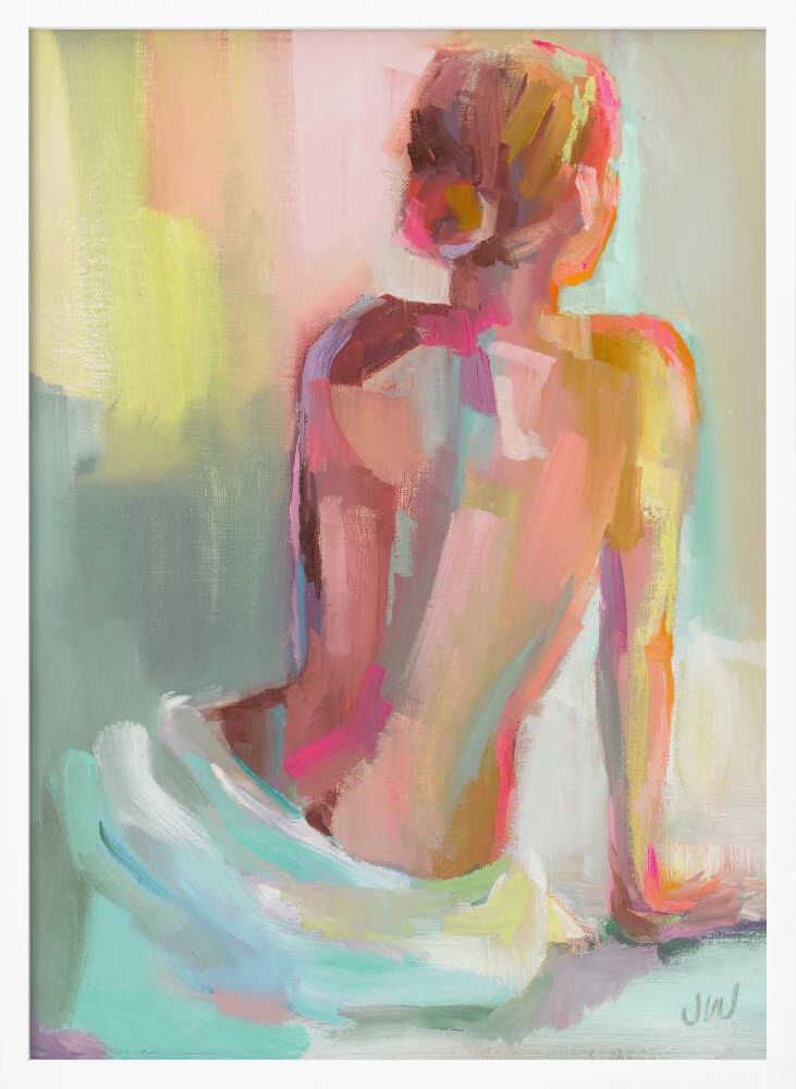 Woman Posing - Poster / Art Print