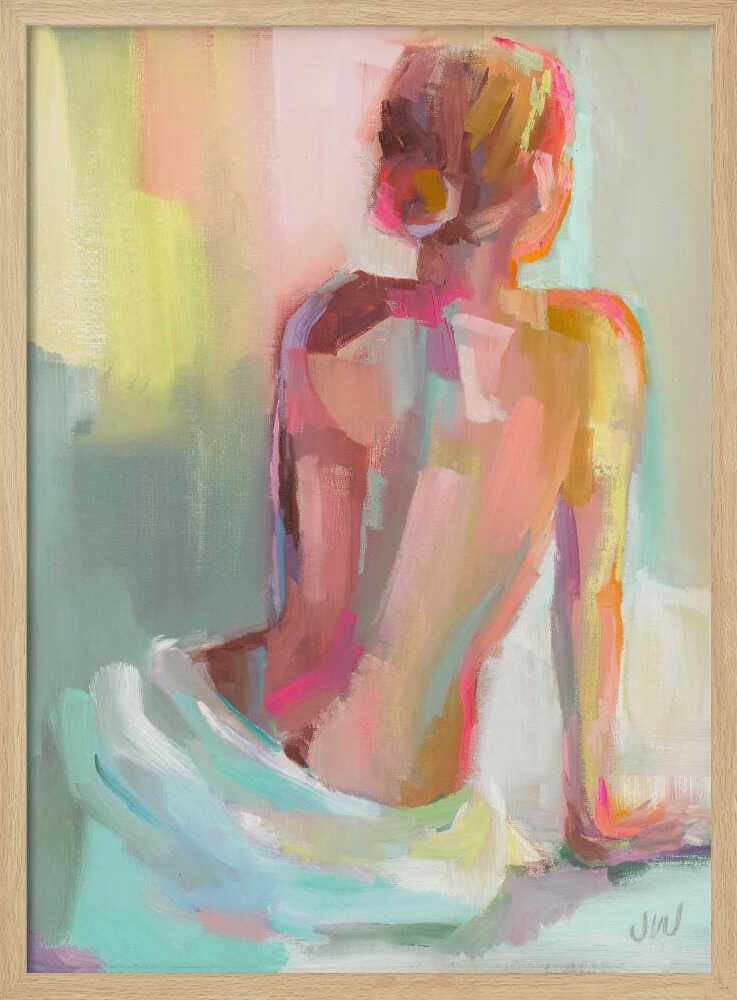 Woman Posing - Poster / Art Print