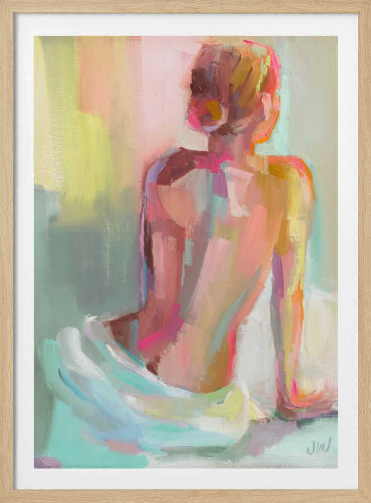 Woman Posing - Poster / Art Print