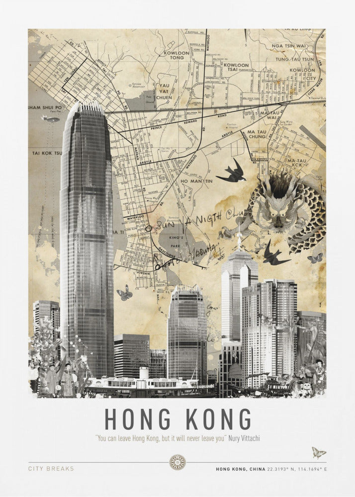 Hong Kong (City Breaks) - Poster / Art Print