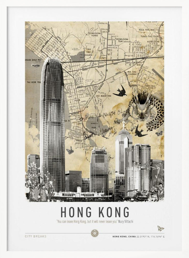 Hong Kong (City Breaks) - Poster / Art Print