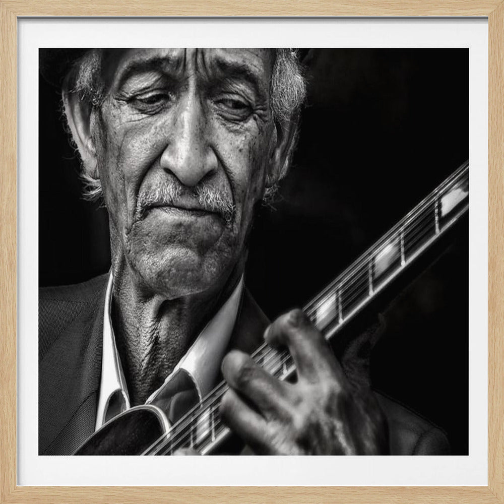 the guitarist - Poster / Art Print