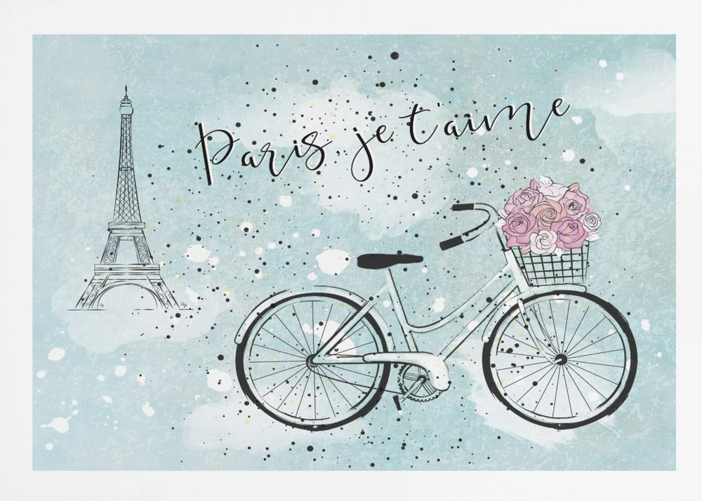 Paris Jetaime - Poster / Art Print