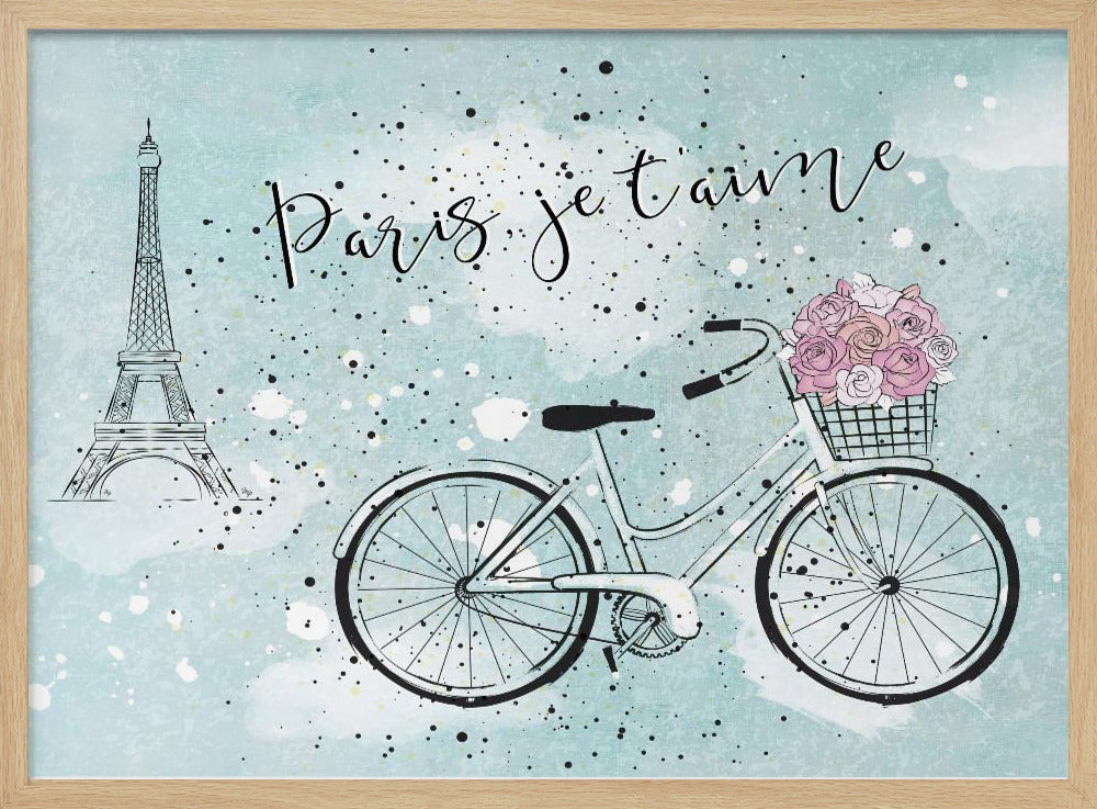 Paris Jetaime - Poster / Art Print